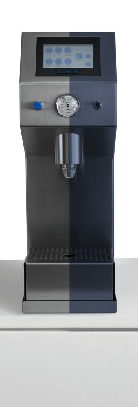 ÜBERMILK ONE milk system on a white counter